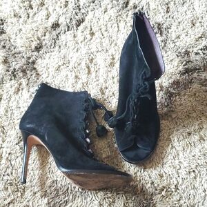 Coach Lena Heel Suede Size 8